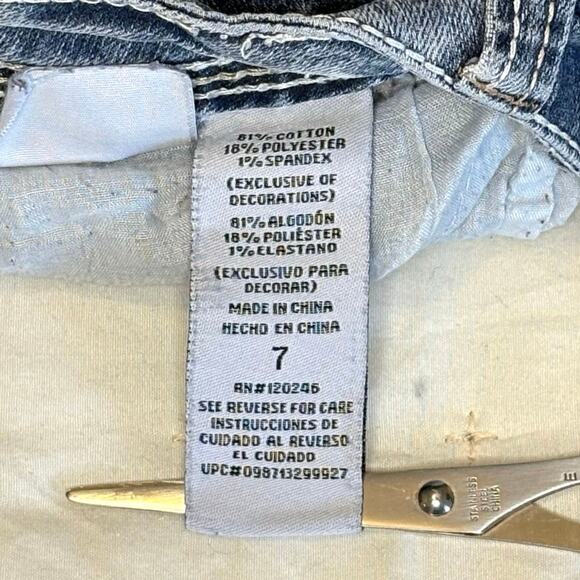 Wallflower Y2K Bootleg Jeans 7 Light Wash - Picture 6 of 11